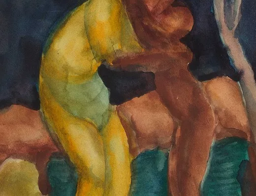 couple enlacé